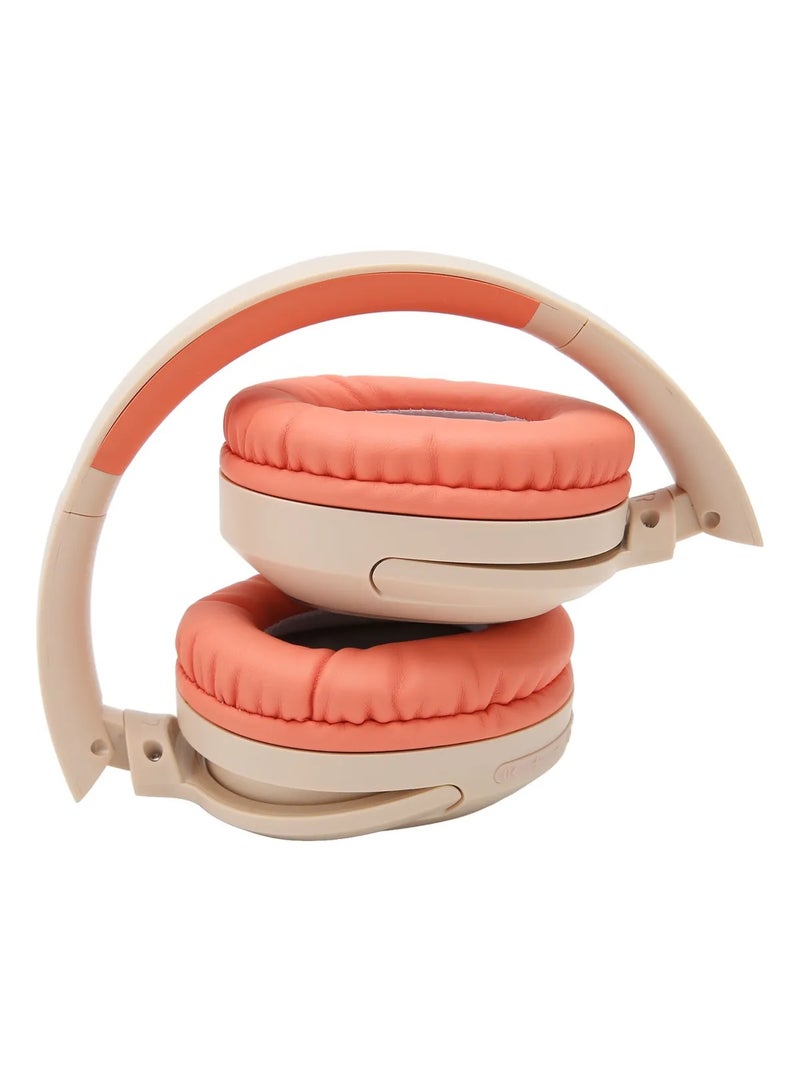 PEETTA Wireless Bluetooth Headphones, Over Ear Gaming Headset with Microphone, Volume Control and Foldable Headphones, Wired Wireless Mode 2 with 3 Connector - Image 4